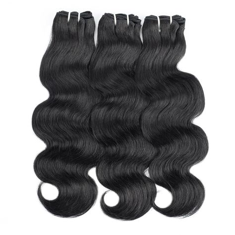 PRICES MAY VARY. 【EEUELU HAIR】Only Produces 15A Grade Human Hair Bundles-'Boutique's Quality-Half The Price' 【Hair Feature】200% More Thickness Than 12a Bundles，Triple Lifespan Than 12a Bundles，Keep Silky And Soft After Multiple Washes. 【Hair Material】100% Raw India Human Hair. 【Hair Specification】95g For Each Bundle. Each Bundle Is Added 0.5 Inch Extra. 【Customer Service】We Promise All Pictures Are From Real Products, What You See Is What You Get. Body Wave bundles Bundles Photoshoot, Raw Bundles, Hair Extension Lengths, Content Inspiration, Body Wave Bundles, Raw Indian Hair, Straight Bundles, Hair Business, Glueless Wigs