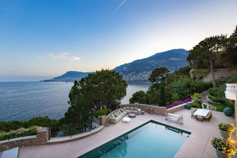 French Villa House, Beach Mansions, Monte Carlo For Sale, French Mansion, French Villa, Garden Levels, Mansions Homes, 50 Million, Pool Spa