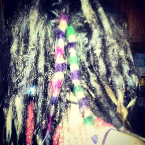 Peak a boo dread stripes Peak A Boo, Hair Wrap, Dreadlocks, Stripes, Hair Styles, Hair, Beauty