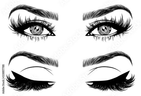 Look Tattoo, Eye Lash Tattoo, Realistic Eye Tattoo, Eyelashes And Eyebrows, Tattoo Salon, Lash Salon, Brow Bar, Girly Tattoos, Eyebrow Tattoo