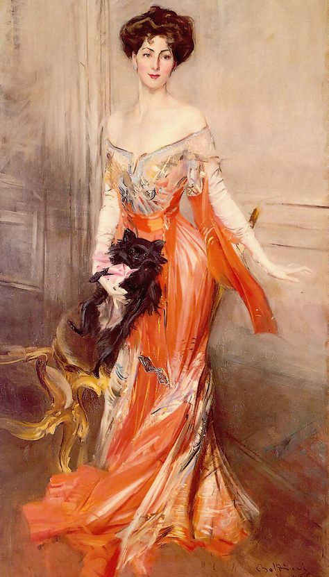 Gilded Age Fashion, Giovanni Boldini, Pet Monkey, Gilded Age, Historical Art, Romantic Dress, Belle Epoque, Historical Fashion, Beautiful Art