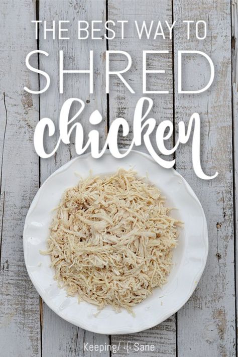 Easy Way To Shred Chicken, Healthy And Fitness, Buffalo Chicken Pinwheels, Shred Chicken, Chicken Pinwheels, Buffalo Chicken Dip Easy, Make Shredded Chicken, Easy Buffalo Chicken, Chicken Cordon Bleu Casserole