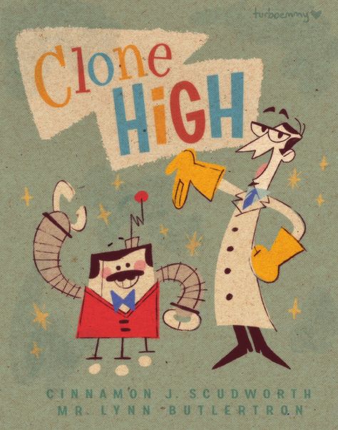 Clone High, I Love Games, Old Cartoons, Art Style Inspiration, High Art, Funky Art, Sale Poster, On Tumblr, Art Inspo