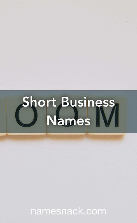 20 short business names for a range of industries. One Word Brand Name Ideas, One Word Business Name Ideas, Short Names Unique, Decor Business Names Ideas, Short Name Ideas, Business Names Ideas Unique, Unique Brand Names, Catchy Business Names, Cute Business Names