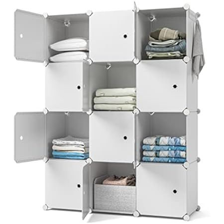 4 Tier Stackable Storage Shelf, Collapsible Closet Organizer Transparent Storage Boxes with Wheels for Home, Kitchen, Bedroom, Closet - 9015_Intexca : Amazon.ca: Home Storage With Doors, Organiser Son Dressing, Storage For Bedroom, White Pantry, Closet Storage Systems, Cube Storage Shelves, Storage Box On Wheels, Portable Closet, Wardrobe Organisation