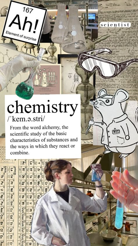 #stemmajor #science #biology #chemistry #doctor #medicalschool #medicine #academia Chemistry Poster Aesthetic, Yellow Chemistry Aesthetic, Pharmaceutical Science Aesthetic, Chemistry Goodnotes Cover, Chemistry Wallpaper Aesthetic, Chemistry Aesthetic Art, Scientific Aesthetic, Science Collage, Chemistry Wallpaper