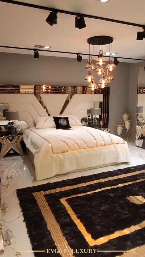 Montenegro Luxury Bedroom in 2022 | Bedroom interior design luxury, Luxury furniture living room, Modern bedroom decor Luxury Room Bedroom, Bedroom Interior Design Luxury, Luxury Furniture Living Room, Modern Bedroom Interior, Luxury Bedroom Design, Luxury House Interior Design, Bed Furniture Design, Luxury Rooms, Bedroom Furniture Design