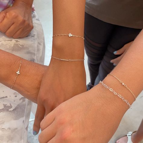 Permanent Jewelry Silver, Silver Permanent Bracelet, Summer Jewelry Silver, Permanent Jewelry Pop Up, Pretty Stacks, Pop Jewelry, Permanent Jewelry, Prom 2024, Preppy Girl