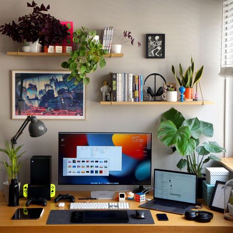 Graphic Design Workspace, Rooms Design, Home Studio Setup, Bedroom Setup, Interior Design Per La Casa, Study Room Decor, Workspace Inspiration, Study Rooms, Workspace Design