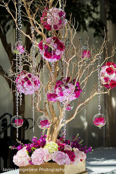 Manzanita Tree Centerpieces, Manzanita Centerpiece, Wedding Centerpieces Ideas, Tree Wedding Centerpieces, Branch Centerpieces, Asian Party, Blue Trees, Centerpieces Ideas, Quinceanera Planning