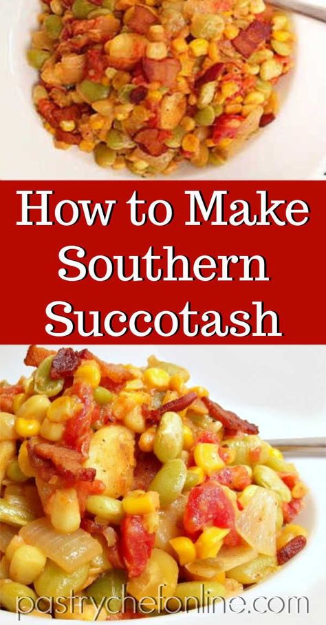 Using Canned Vegetables, Southern Sides Vegetables, Succotash Recipe Easy, Succotash Recipe Southern, Southern Vegetable Recipes, Succotash Recipes, Canned Vegetable Recipes, Southern Succotash, Easy Vegetable Side Dish