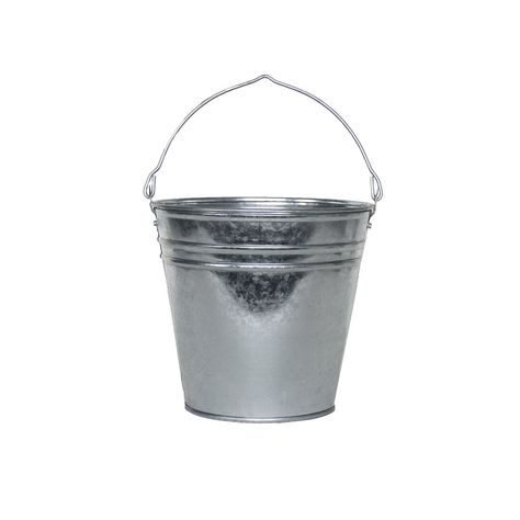 More hardwearing than plastic buckets and having a more traditional design and feel, metal buckets are useful for a variety of tasks in and around the home. Volume 6.15 litre.Features:Product Type: BucketColour: GreyPrimary Material: Metal/WireMaterial Details: Zinc metalSet Size: Capacity: Shape: RoundFeatures: GalvanisedWheels Included: NoNumber of Wheels: Lid Included: NoLid Colour: Lid Closure Type: Liner Included: NoHoliday / Occasion: No HolidaySupplier Intended and Approved Use: Residenti Metal Buckets, Plastic Buckets, Metal Bucket, Buckets, Traditional Design, Storage Baskets, Ghost, Cottage, Design