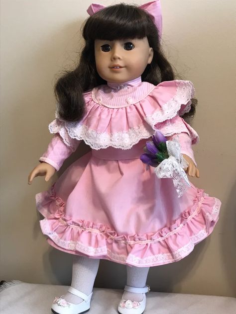 American Girl Pleasant Company Samantha Parkington Doll ... - Etsy Pleasant Company Samantha, Samantha Parkington Outfits, Samantha American Girl Doll, Samantha American Girl, American Girl Historical, Samantha Parkington, Kirsten Larson, American Girl Samantha, Pleasant Company Dolls