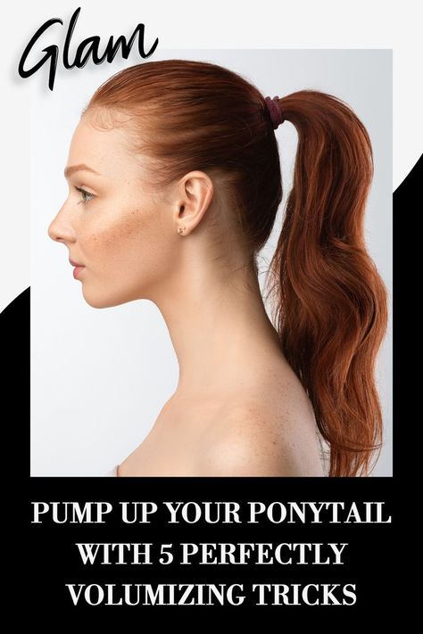 To create a hairstyle that looks voluminous and full, all you need is a few tools and techniques to fake thickness that might not naturally be there. Thankfully when it comes to creating ponytails, there are more than enough ways to get that full-looking ponytail you are dreaming about. #hairstyles #ponytail #hairtips #hair Hairstyles Ponytail, A Hairstyle, Get The Look, Hair Hacks, All You Need Is, Tips And Tricks, Ariana Grande, Beauty Hacks, That Look