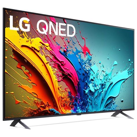 LG 86" Class QNED85T Series 4K LED in Black - Smart TV | Nebraska Furniture Mart Halo Effect, Lg Tvs, Home Theater Tv, Screen Mirroring, Deep Learning, Immersive Experience, Home Tv, Exercise For Kids, Sound Bar