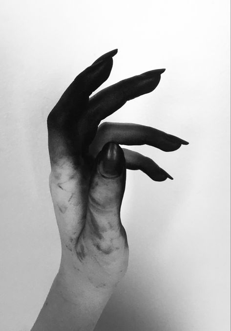 Black Witch Fingers, Black Stained Fingers, Black Clawed Hands, Black Fingertips Aesthetic, Black Stained Hands, Blackened Fingers Aesthetic, Blackened Fingertips, Black Fingers Aesthetic, Black Claws Aesthetic