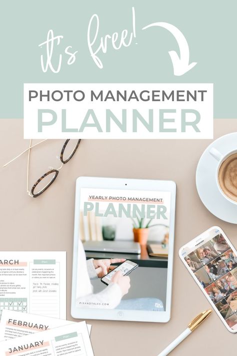 Get our Photo Management Planner and start organizing your digital photos today!  What's inside?  *Starter guide with tips and ideas to help you get your digital photos organized *A plan with step-by-step instructions *A printable checklist to track your daily and monthly progress *A printable journal to jot down some memories ​ #photoorganizing #organizing #organize #planners #photoorganizers #organizers Digital Photo Storage, Photo Management, Diy Photo Projects, Organize Photos, Digital Photo Organization, Photo Organizing, Photography Pics, Printable Checklist, Printable Journal