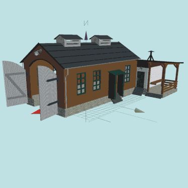 Model Houses, Model Railways, 3d Images, 3d Modelle, Minecraft Ideas, Model Railway, Model Homes, Model Trains, Download File