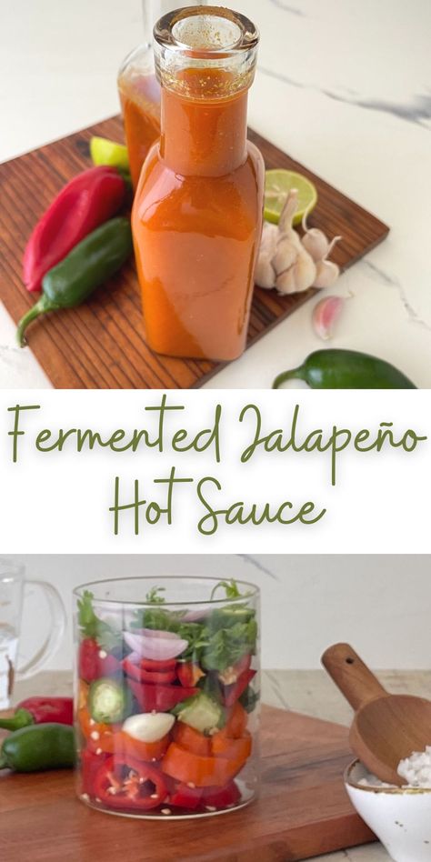 Fermented Hot Pepper Sauce, Jalapeno Paste Recipe, Jalapeños Hot Sauce, Fermenting Hot Sauce, Easy Hot Sauce Recipe, Fermented Jalapeno Hot Sauce, Smoked Hot Sauce, Fermenting Jalapenos, How To Make Hot Sauce