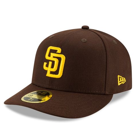 Your San Diego Padres dominate on the diamond, and now you can rep their on-field look from anywhere with this Authentic Collection On-Field Low Profile 59FIFTY Fitted Hat from New Era! This cap is exactly what you're looking for to take your San Diego Padres collection to the next level. The crisp authentic graphics will ensure you're the envy of your fellow fans. San Diego Padres Hat, Jackie Robinson Day, Mlb Postseason, Nationals Baseball, New Era Hat, Jackie Robinson, New Era Fitted, Cap Mens, San Diego Padres