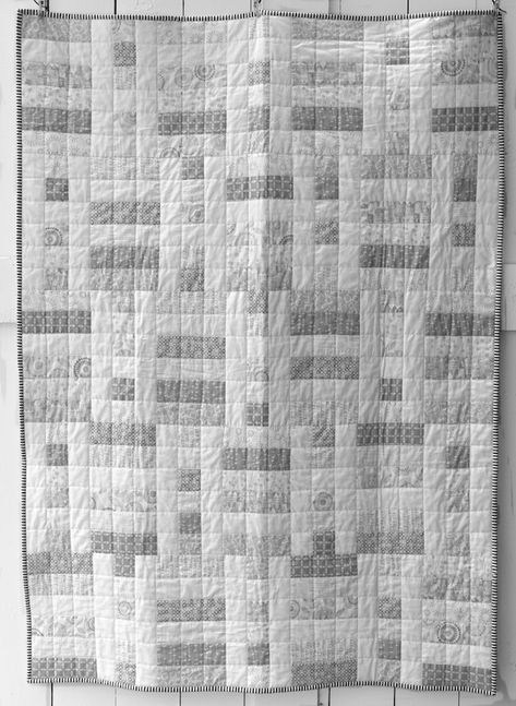 Grey Havens, Monochromatic Quilt, Quilt Hanging, Low Volume Quilt, Neutral Quilt, Black And White Quilts, Wedding Quilt, Grey Quilt, Contemporary Quilts