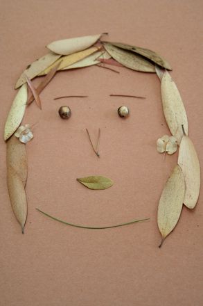 Add some fun to arts and crafts by having your child make a self portrait using nature as her palette. Girl Scout Camping, 2nd Grade Art, Nature Projects, Girl Scout Crafts, Daisy Girl Scouts, Homeschool Art, Foto Tips, Kindergarten Art, Camping Crafts