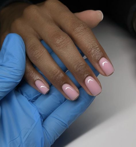 Short Classy Nails, Natural Nails Manicure, Milky Nails, Acrylic Toe Nails, Work Nails, Short Acrylic Nails Designs, Pink Acrylic Nails, Strawberry Milk, Dipped Nails