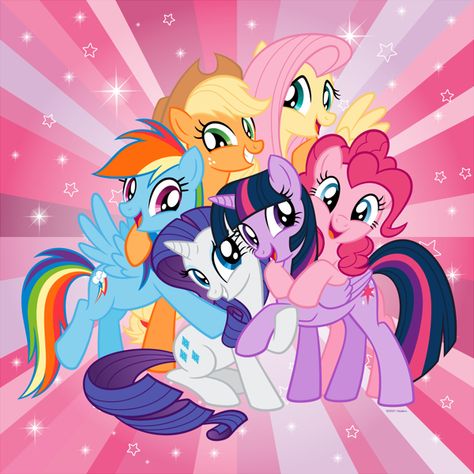 My Little Pony, Rainbow, Pink, Design