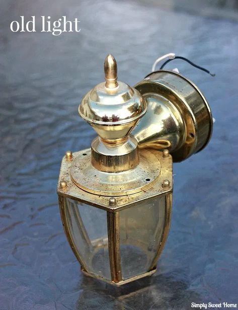 Repurposed Outdoor Light Fixtures, Repurposed Light Fixtures, Old Light Fixtures Repurpose, Repurpose Light Fixture, Galvanized Light Fixture, Craftsman Living Rooms, Mirror Repurpose, Antique Dining Rooms, Ceiling Lights Diy