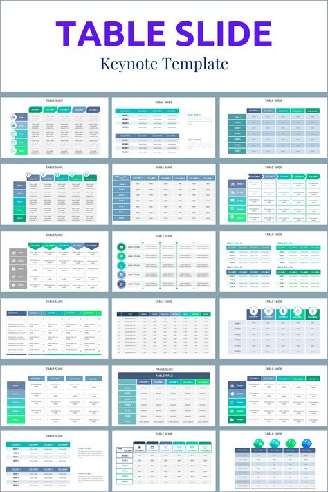 Power Point Tables Design, Creative Table Design Layout, Data Slide Design, Powerpoint Table Design Ideas, Indesign Table Design, Tabulation Design, Slide Table Design, Information Table Design, Spreadsheet Design Ideas