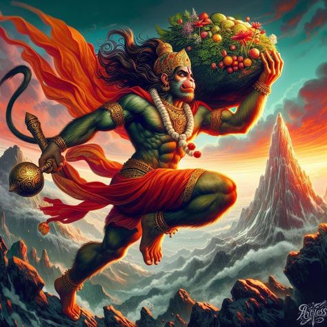 Jai Hanuman 🙏:: Laye Sanjivan Lakhan Jiyaye 🪔🌿 Rudra Hanuman, Loyalty Symbol, Hanuman Photos, Lord Rama, Shri Ram Photo, Jai Hanuman, Ram Photos, Shri Ram, Hindu Mythology