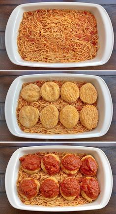 Lazy Chicken Parmesan, The Lazy Dish, Lazy Dish, Chicken Parmesan Recipe Easy, Baked Spaghetti Casserole, Spaghetti Casserole, Parmesan Recipes, Diner Recept, Chicken Patties