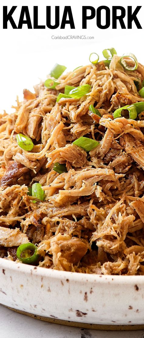 Kalua Pork Oven, Kalua Pork Crockpot, Kalua Pig Recipe, Kalua Pork Recipe, Kalua Pulled Pork, Kahlua Pork, Monthly Meals, Hawaiian Pulled Pork, Hawaiian Pork