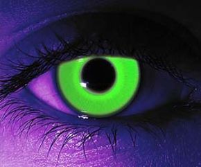 Uv Contact Lenses, Black Contact Lenses, Cool Contacts, Green Contacts Lenses, Green Contacts, Halloween Contact Lenses, Halloween Contacts, Crazy Eyes, Contact Lenses Colored