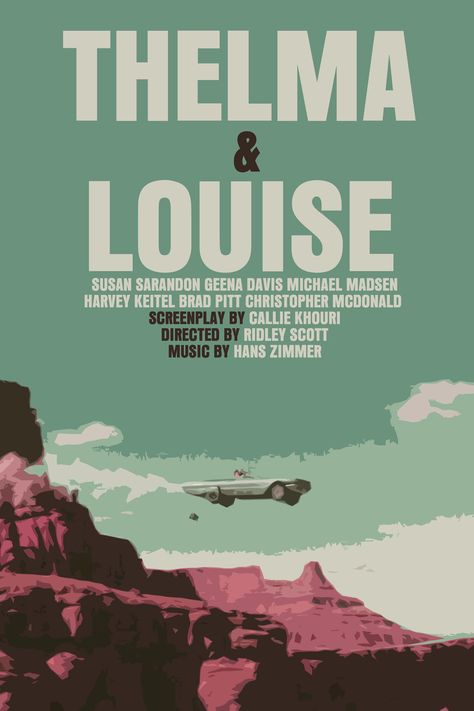 Thelma & Louise - (1991) Thelma And Louise Movie, Thelma Et Louise, Thelma And Louise, Vintage Films, Thelma Louise, Movies Worth Watching, Septième Art, I Love Cinema, See Movie