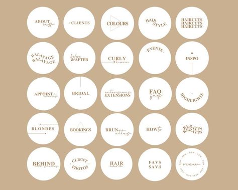 Free Instagram Highlight Icons Hair Stylist Instagram Highlight Cover, Hairstylist Highlight Covers Instagram, Beauty Salon Branding, Hairstylist Instagram, Gold Icons, Salon Logo Design, Online Digital, Etsy Success, Hair Icon