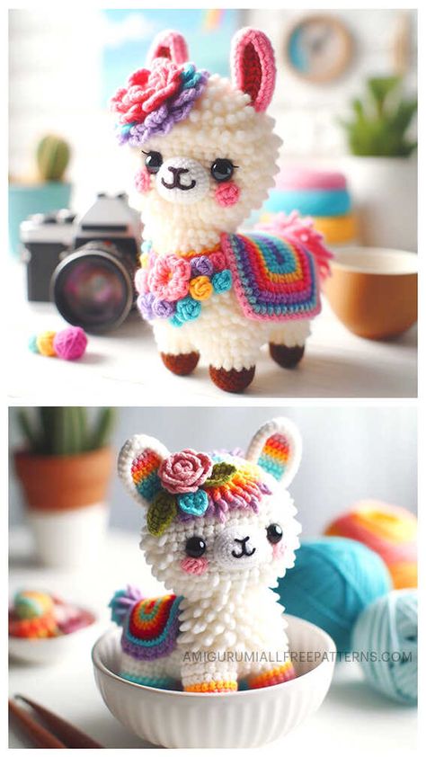 Crochet Llama Plushie, Free Crochet Llama Pattern, Arigumi Crochet Amigurumi, Woobles Patterns Free, Llama Crochet Pattern Free, Crochet Llama Pattern Free, Disney Crochet Patterns Free, Crochet Llama Pattern, Llama Crochet Pattern