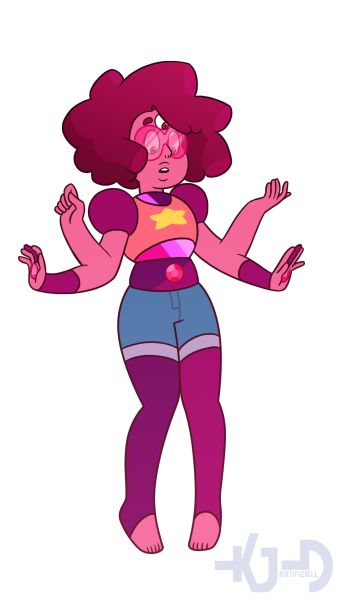 Steven Universe Fan Fusions, Gem Fusions, Garnet Steven, Steven Universe Fusion, Amethyst Steven Universe, Just Go With It, Garnet Steven Universe, Steven Universe Pictures, Steven Universe Oc