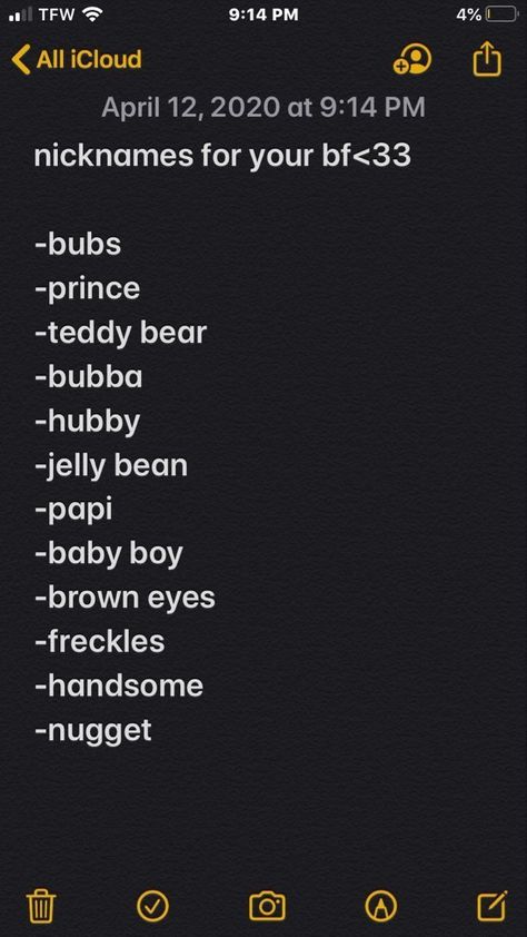 Nicknames For Your Significant Other, Cute Names To Give Your Boyfriend, Cutie Nick Names For Boyfriend, Names For Your Brother In Your Phone, Corny Nicknames For Boyfriend, Cute Names For Guy Best Friend, Nickname For Boyfriend On Messenger, Names That Are Meant To Be Together, Pet Named For Boyfriend