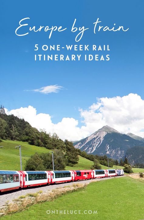 Europe by train: Five great one-week European rail trip routes | Northern Europe: Canals and chocolate |  Italy: Palaces and pizza | Eastern Europe: Concerts and cake | Spain & Portugal: Paella and port | Scandinavia: Fjords and funiculars #Europe #railtravel #train Europe By Train, Europe Train, Spain Portugal, Backpacking Europe, Voyage Europe, Europe Vacation, European Vacation, Northern Europe, Spain And Portugal