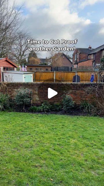 ProtectaPet on Instagram: "Yet another garden cat-proofed, ready for the cats to enjoy for years! 😻 #asmr #catproofgarden #catfence" Cat Proofing Backyard, Cat Proof Garden Fence, Cat Proof Backyard, Cat Safe Garden, Cat Proof Garden, Cat Proof Fence, Cat Fencing, Cat Backyard, Cat Fence