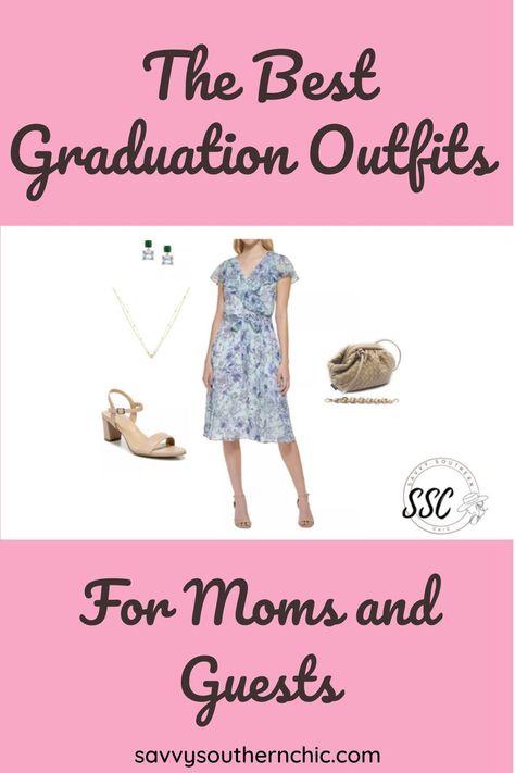 Stressing over what to wear to graduation shouldn’t cloud the occasion, so read on for the best graduation outfits for mom. Learn how to dress for the milestone event and the best outfits to wear as a graduation guest. Ideas for what to wear to graduation include classy and stylish outfits. Mothers Graduation Outfit Classy, Graduation Outfit Ideas Teacher, Morning Graduation Outfit Guest, Sister Graduation Outfit, Graduation Party Outfits For Women, What Do You Wear To A Graduation, Outdoor Graduation Outfit Guest, Graduation Casual Outfit Ideas, Grad Guest Outfit Ideas