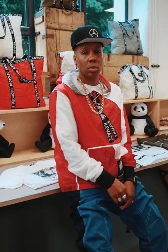 Lena Waithe On Pride, Sustainability & Queer Designers Lena Waithe, Janet Jackson Rhythm Nation, Stonewall Uprising, The Chi, Christopher Raeburn, Mens Fashion Week, Janet Jackson, Old T Shirts, Concert Tees