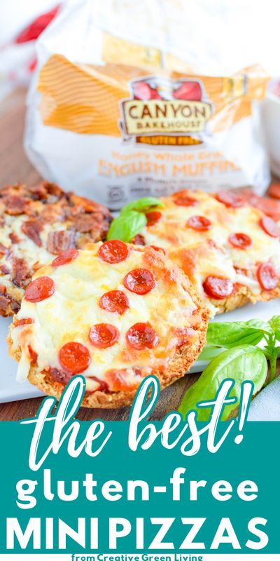 25 minutes · Serves 4 · This super easy gluten free mini pizza recipe is perfect for kids or a super casual appetizer. Make these easy homemade pizza bites with Canyon Bakehouse English muffins - perfect for kids school… More Gluten Free Mini Pizzas, Muffin Pizza Recipe, Gluten Free Pizza Bites, Homemade Pizza Bites, Gluten Free English Muffins, Mini Pizza Recipes, Df Recipes, English Muffin Pizza, Gluten Free Pizza Crust