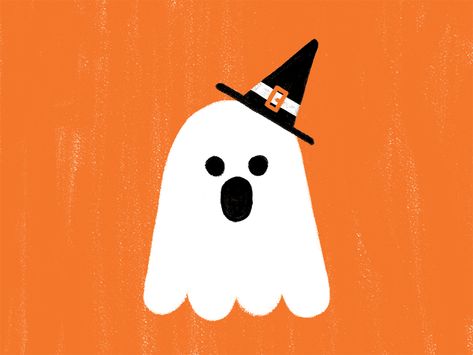 Cute Halloween Gif, Ghost Gif, Ghost Animation, Halloween Animation, Halloween Gift, Halloween Logo, Halloween Gif, Diy Abstract Canvas Art, Halloween Illustration