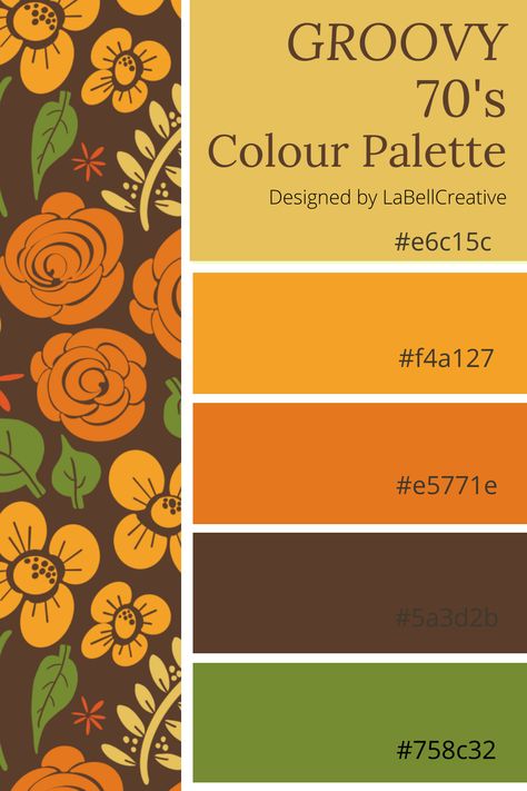 70s Bedroom Color Schemes, Retro Brown Color Palette, 70s Orange Color Palette, 70s Colors Palette, Eclectic Paint Palette, 70s Color Scheme Colour Palettes, 1960s Colour Palette, 70s Aesthetic Decor Retro, Retro Color Combos