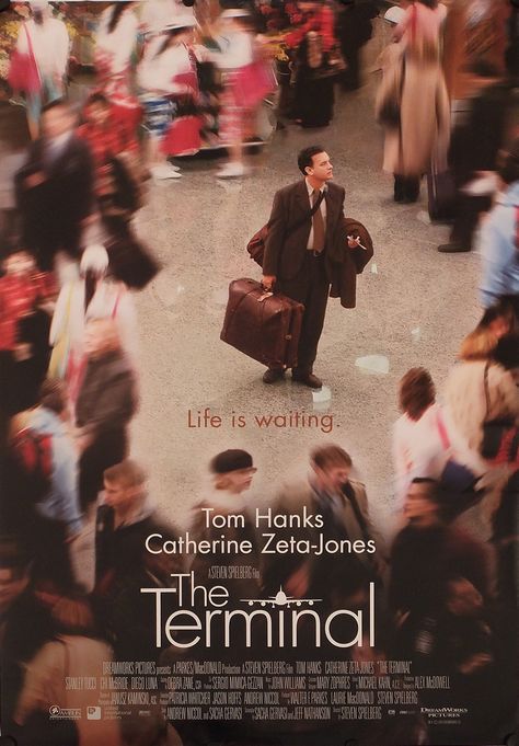 Steven Spielberg Movies, Romance Movie Poster, Fritz Lang, Comedy Movie, The Terminal, See Movie, Cinema Posters, Catherine Zeta Jones, Steven Spielberg