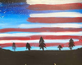 Kim & Karen: 2 Soul Sisters (Art Education Blog): Veterans Day Art (Flags) Memorial Day Art Projects, Veterans Day Art Projects Middle School, Veterans Day Art Projects For Elementary, Veterans Decorations, Veterans Day Art Projects For Kids, Patriotic Art Ideas, Veterans Day Art, Kim Daniel, Art 2023