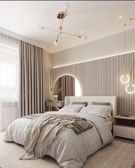 Luxury Bedrooms, Minimalist Bedroom Decor, Modern Room Decor, Modern Luxury Bedroom, Woman Bedroom, Modern Bedroom Decor, Minimalist Room, Elegant Bedroom, Small Room Bedroom