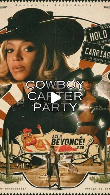 Evite on Instagram: "Cowgirl mode activated. 🤠  #evite #cowboycarter #beyonce #party" Beyoncé Themed Party, Beyonce Party, Cowgirl Cakes, Country Glam, Cowboy Theme, Cowboy Party, Texas Holdem, Cowboy Cowgirl, Night Ideas